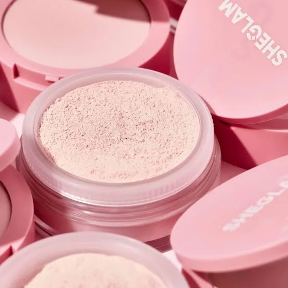 پودر فیکس دو طبقه صورتی شیگلم اینه دار اورجینال کد 137394 - خرید آرایشی صورت عمده