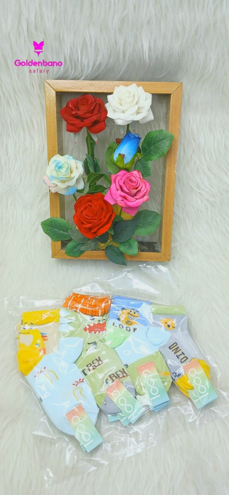 جوراب بچگانه کد 137695 - خرید جوراب دخترانه عمده