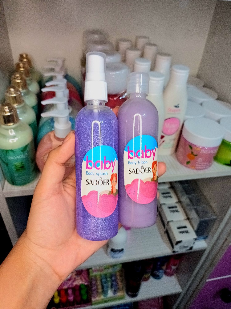 ست لوسیون بدن و بادی اسپلش بیبی کد 120384 - خرید مراقبت بدن عمده