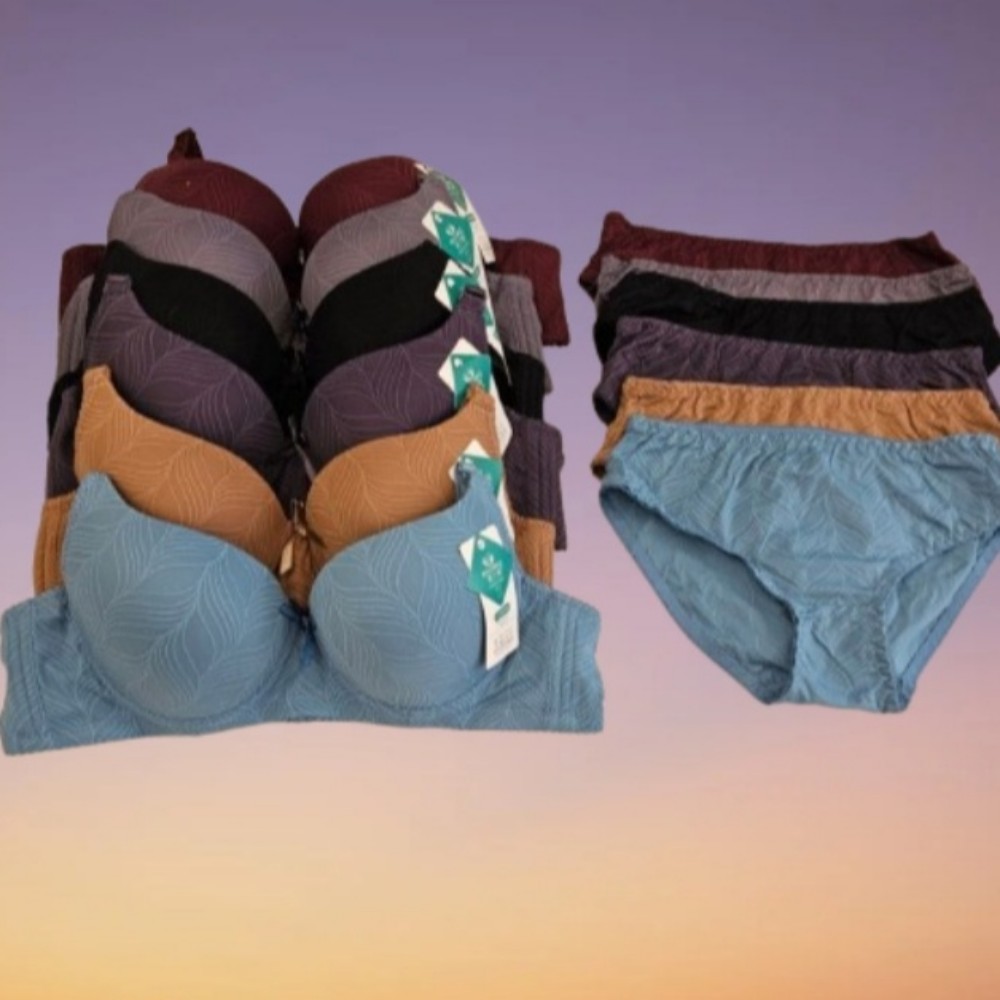 ست اسفنجی  فنردار کد 138146 - خرید شورت و سوتین زنانه عمده