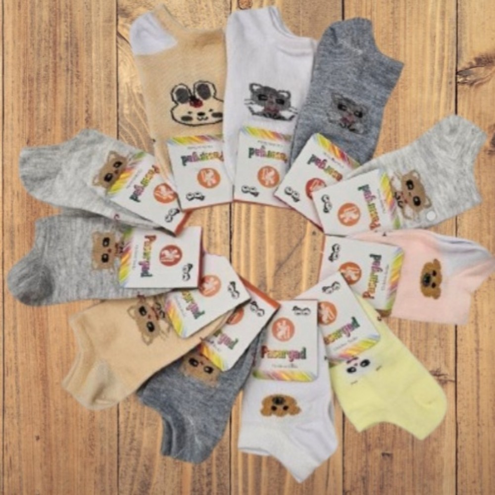 #جوراب مچی قوزکی بچه گانه کد 138380 - خرید جوراب دخترانه عمده