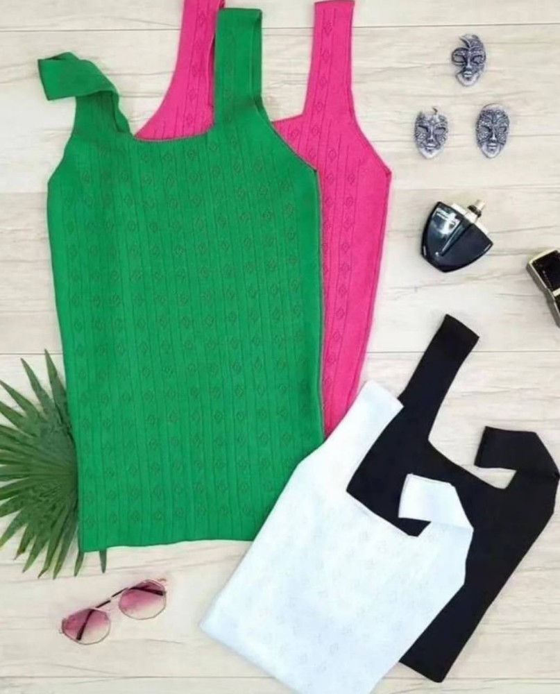 تاپ‌بافت لوزی ۱۰۲۰۰۲۰ کد 136698 - خرید تاپ و تیشرت زنانه عمده