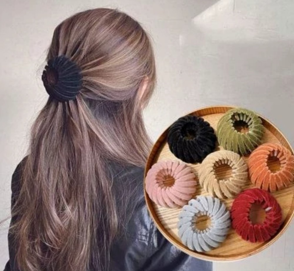 کلیپس چنگکی مخمل یادم اسبی کد 137709 - خرید کیف زنانه عمده