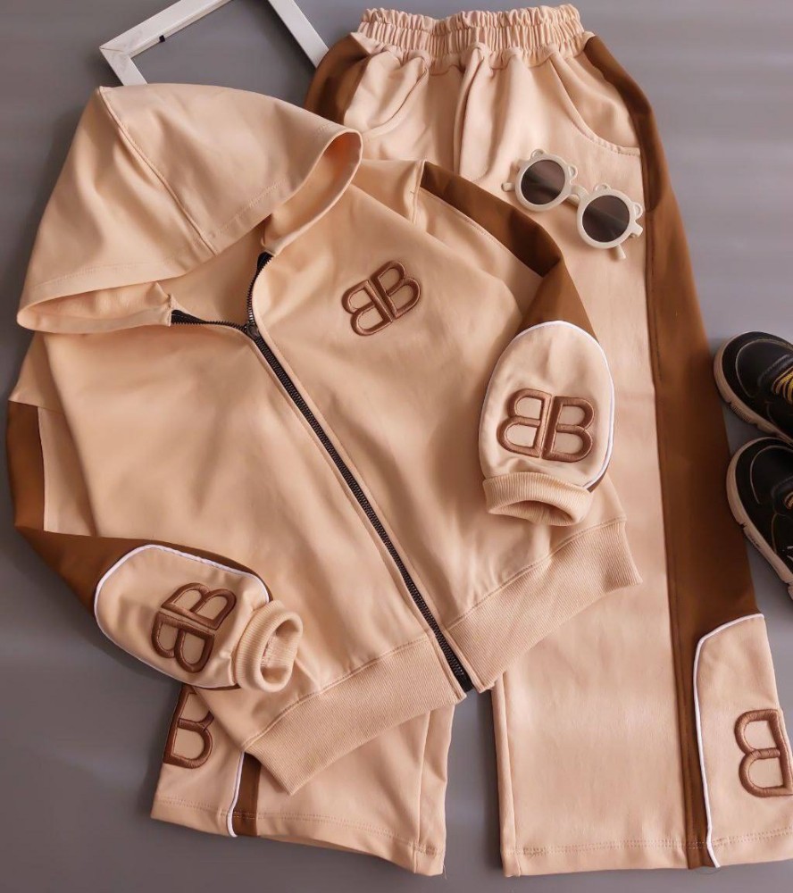 ست سویشرت شلوار دخترانه پسرانه B کد 137019 - خرید ست هودی شلوار پسرانه عمده