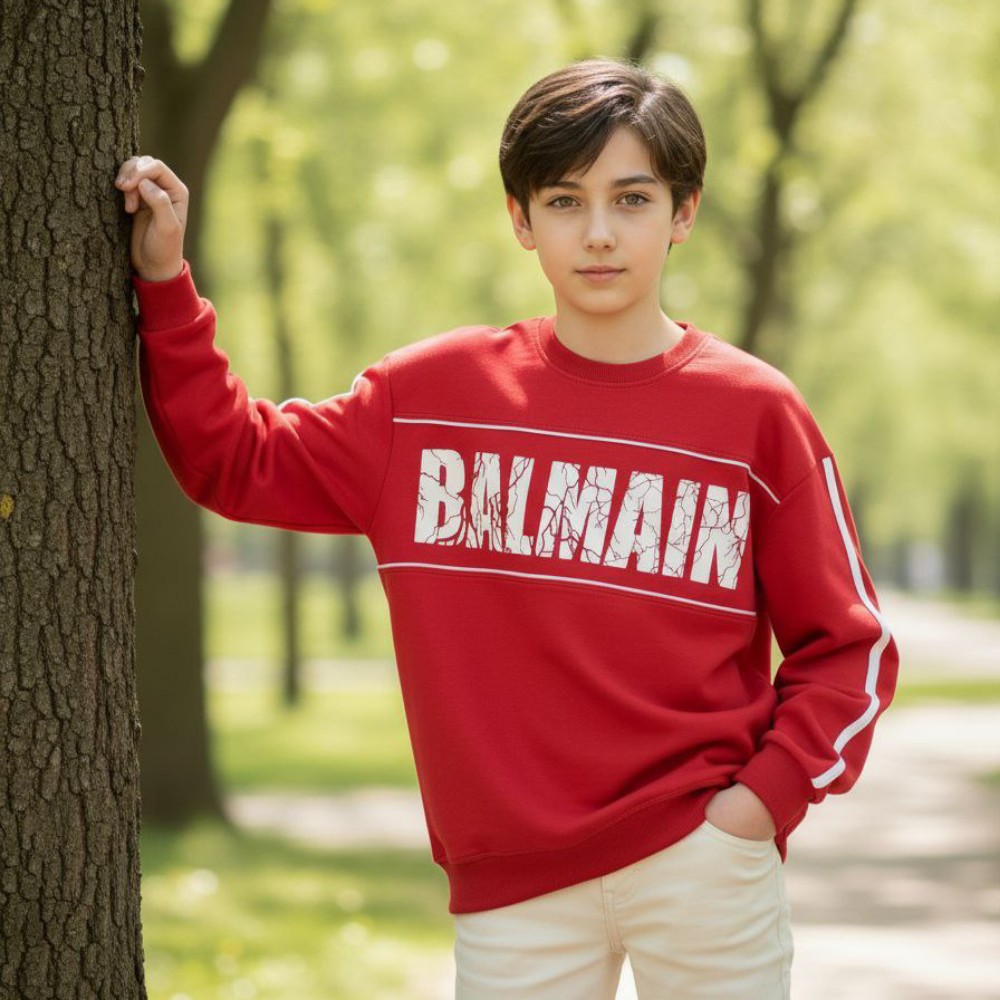 بلوز تک اسپرت پسرانه مغزی دوزی کد 138282 - خرید بلوز تک پسرانه عمده