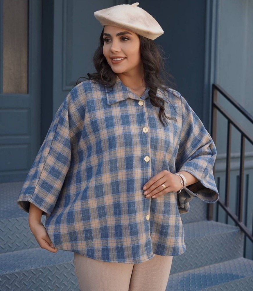 شومیز زنانه فوتر مدل رها کد 136664 - خرید شومیز زنانه عمده