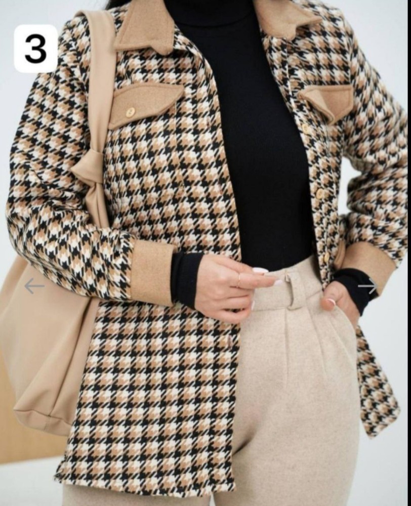 شکت زنانه ترکیبی خرج کار مشکی کد 136680 - خرید کاپشن و هودی زنانه عمده