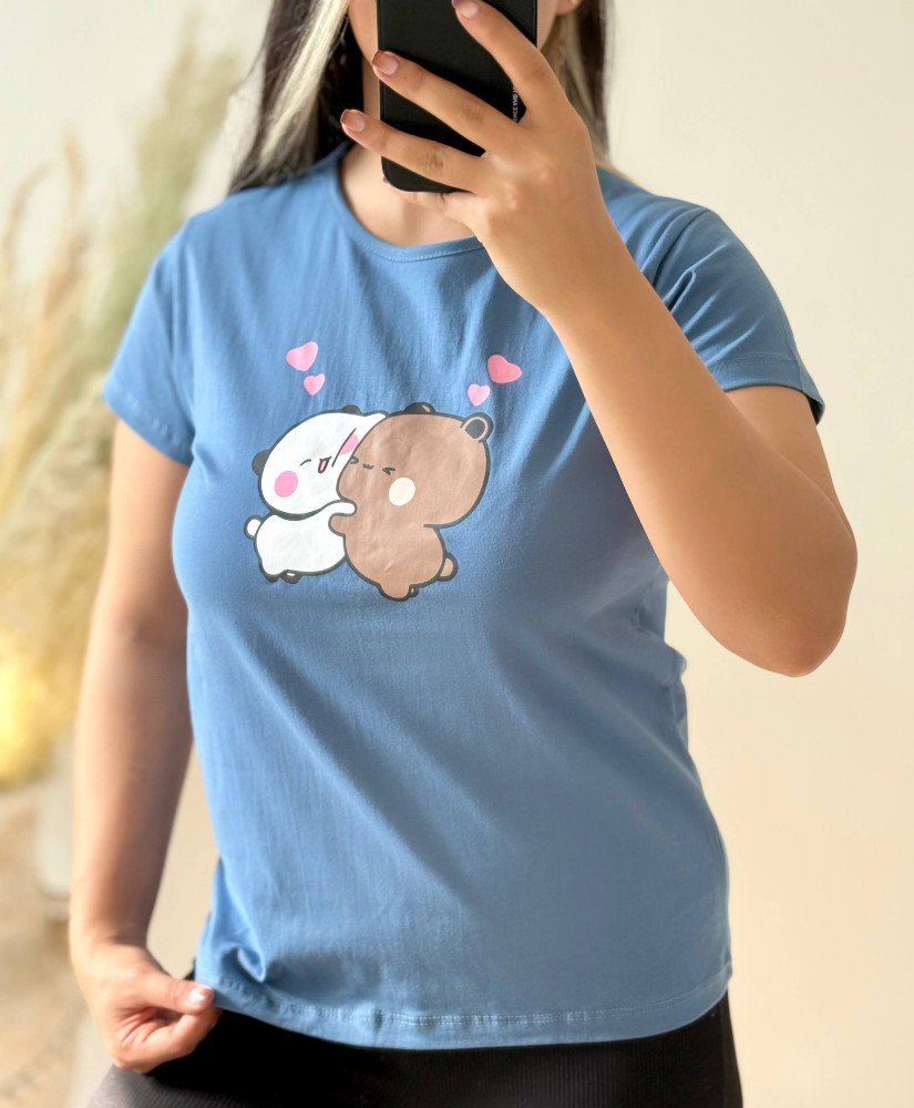 تیشرت زنانه پنبه فری سایز ۳۸ تا ۴۴ کد 136123 - خرید تاپ و تیشرت زنانه عمده