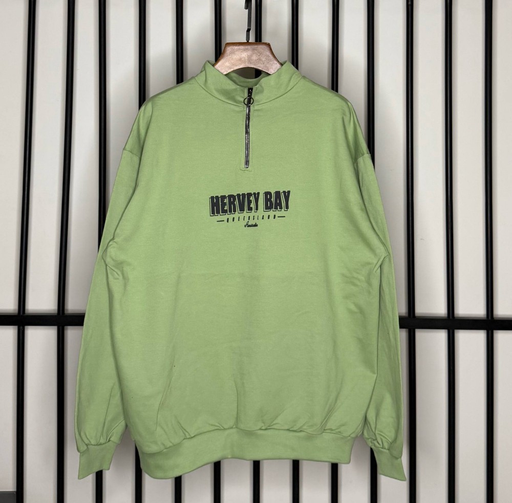 بلوز دورس زنانه پنبه نیم زیپ فری سایز ۳۸ تا ۴۸ کد 138556 - خرید بلوز تک زنانه عمده