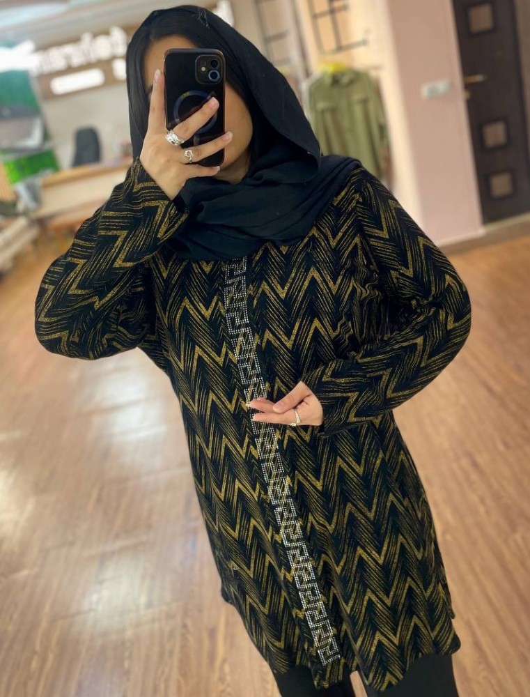 تونیک زنانه نگین دار کد 138430 - خرید تونیک زنانه عمده