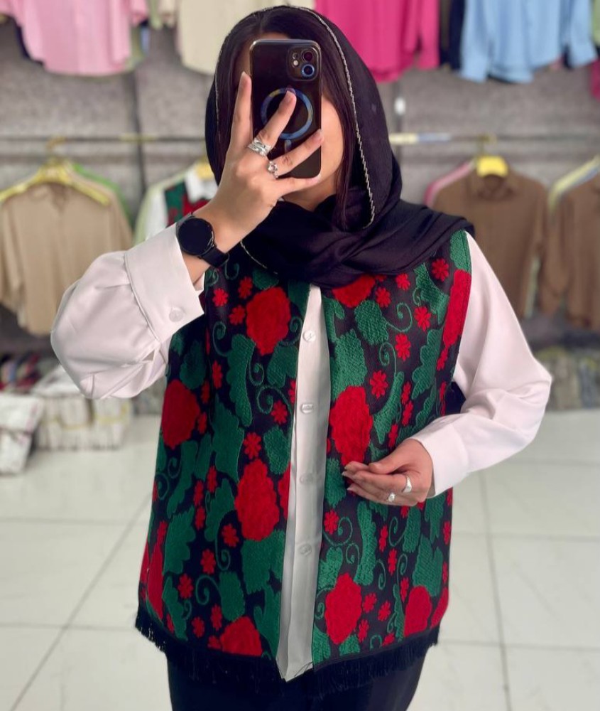 ست شومیز جلیقه زنانه یلدایی کد 138846 - خرید شومیز زنانه عمده