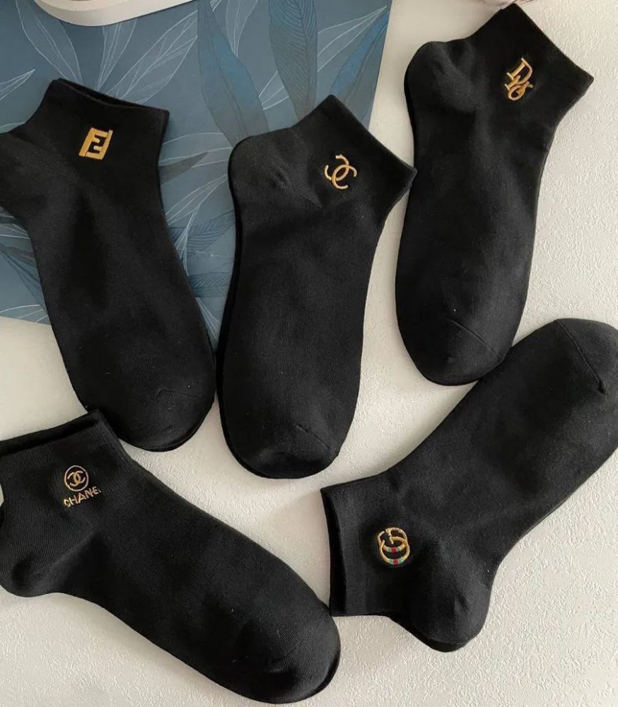 جوراب زنانه مچی گلدوزی برند خارجی کد 135652 - خرید جوراب زنانه عمده