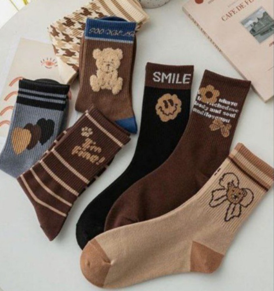 جوراب زنانه ساقدار بوکله دار خارجی کد 137137 - خرید جوراب زنانه عمده