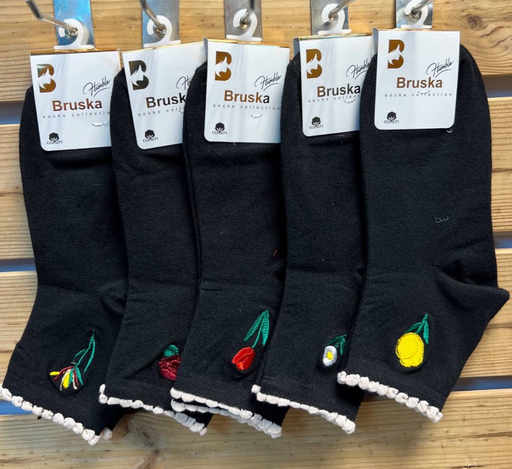 جوراب زنانه نیم ساق بروسکا خارجی کد 137364 - خرید جوراب زنانه عمده