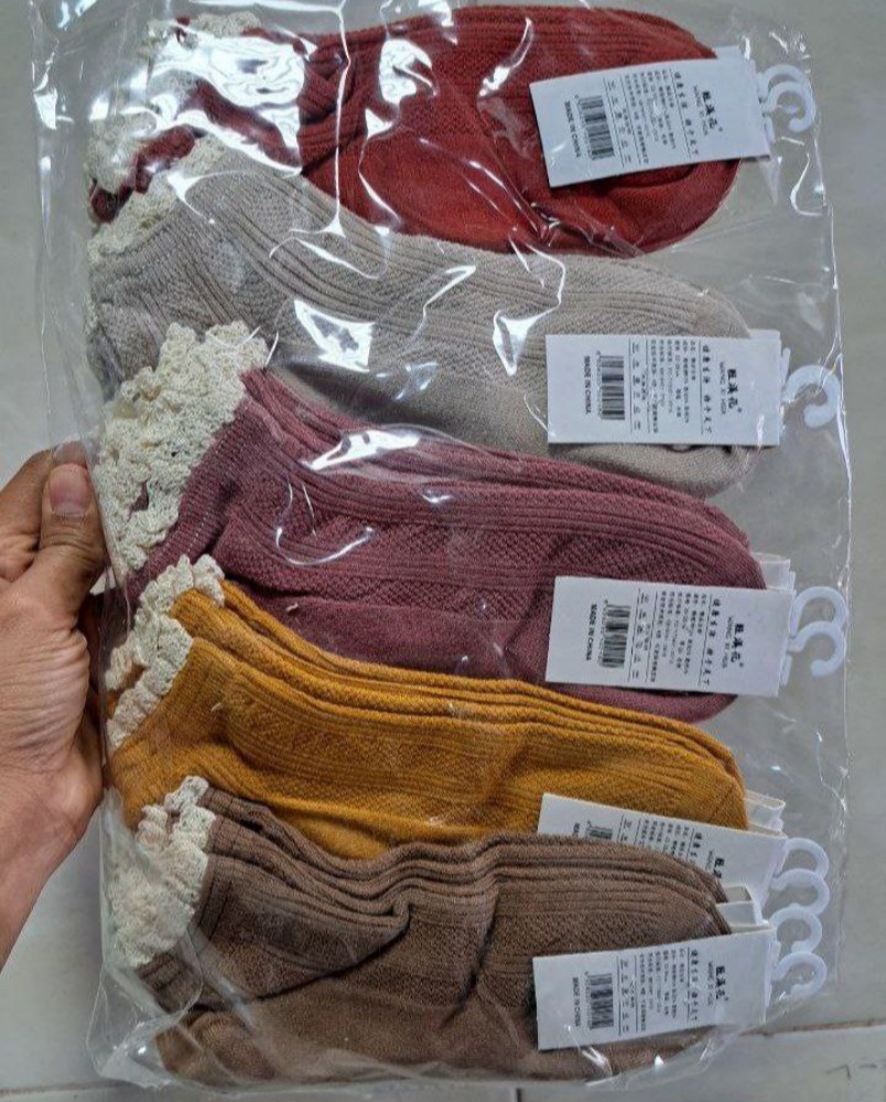 جوراب زنانه مچی لب گیپور خارجی کد 137620 - خرید جوراب زنانه عمده