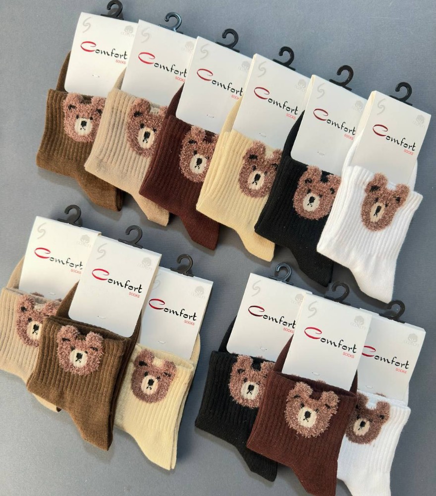 نیم ساق دخترانه پسرانه طرح لبوبو خارجی کد 137923 - خرید جوراب دخترانه عمده