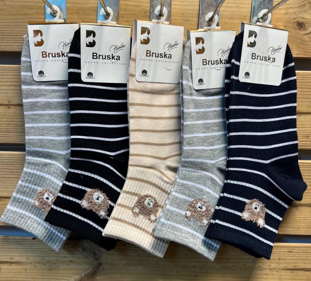 جوراب زنانه نیم ساق بروسکا خارجی کد 138881 - خرید جوراب زنانه عمده