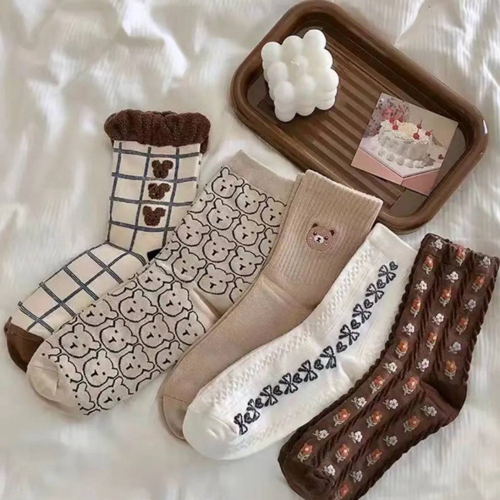 جوراب زنانه ساقدار تدی خارجی کد 138787 - خرید جوراب زنانه عمده