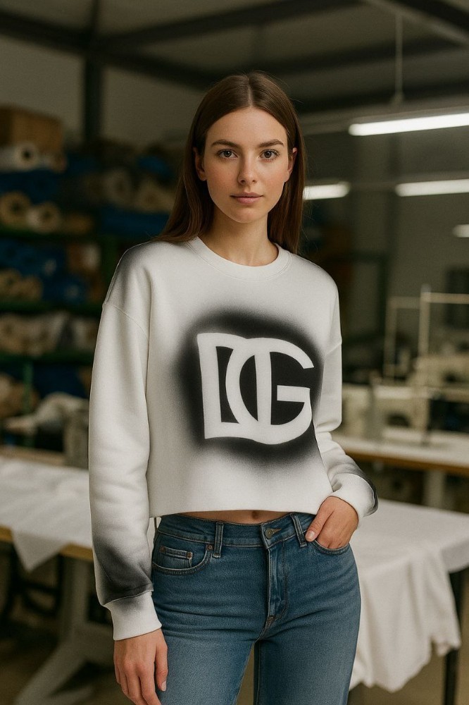 بلوز کراپ آستین دار کد 136956 - خرید بلوز تک زنانه عمده