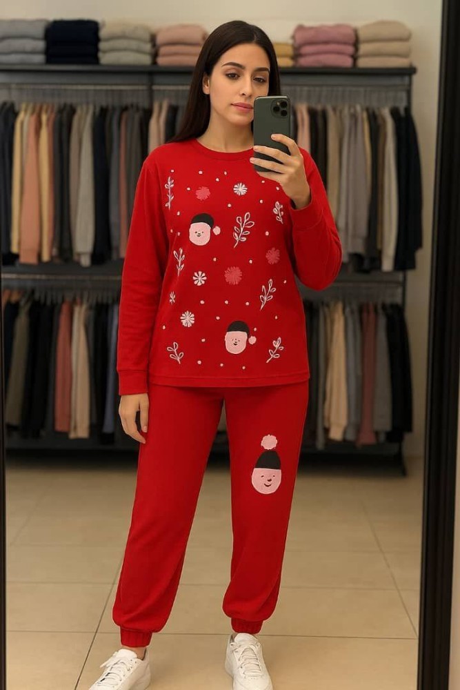 ست بلوز شلوار آدم برفی کد 137012 - خرید ست بلوز شلوار زنانه عمده