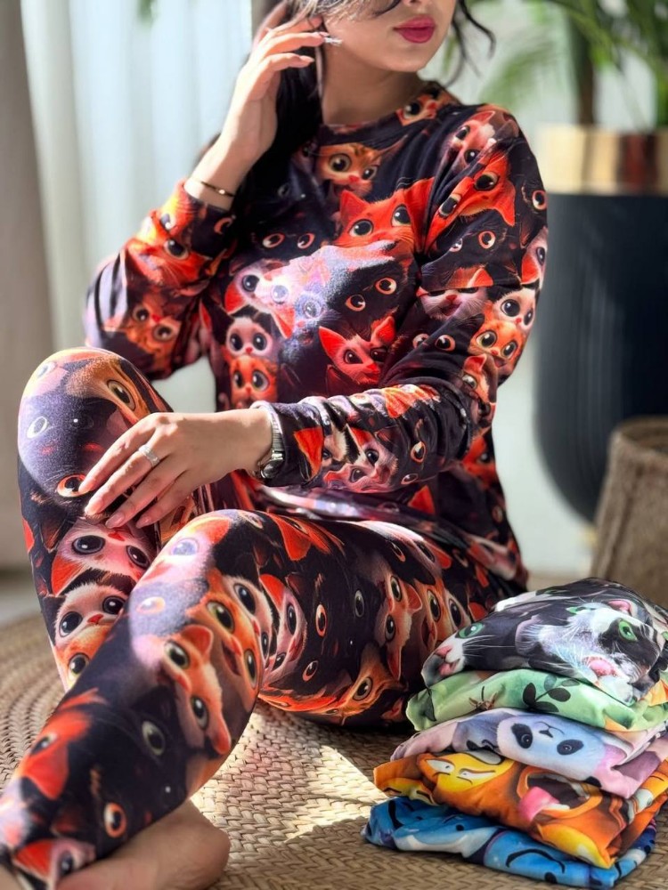 ست بلوز شلوار 3بعدی کد 137462 - خرید ست بلوز شلوار زنانه عمده