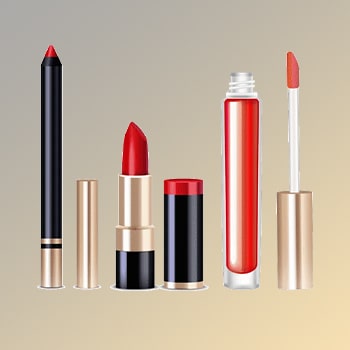 لوازم عمده آرایشی لب