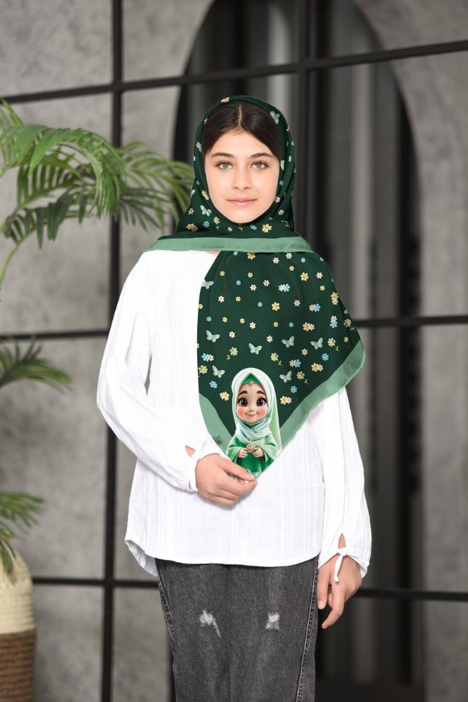 روسری حجابی دخترانه قواره ۱۰۰ جین ۱۰تایی کد 139143 - خرید روسری دخترانه عمده