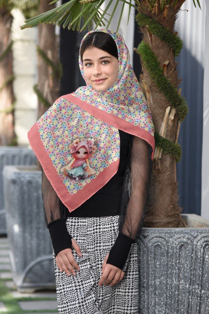 روسری حجابی دخترانه قواره ۱۰۰ جین ۱۰تایی کد 139148 - خرید روسری دخترانه عمده