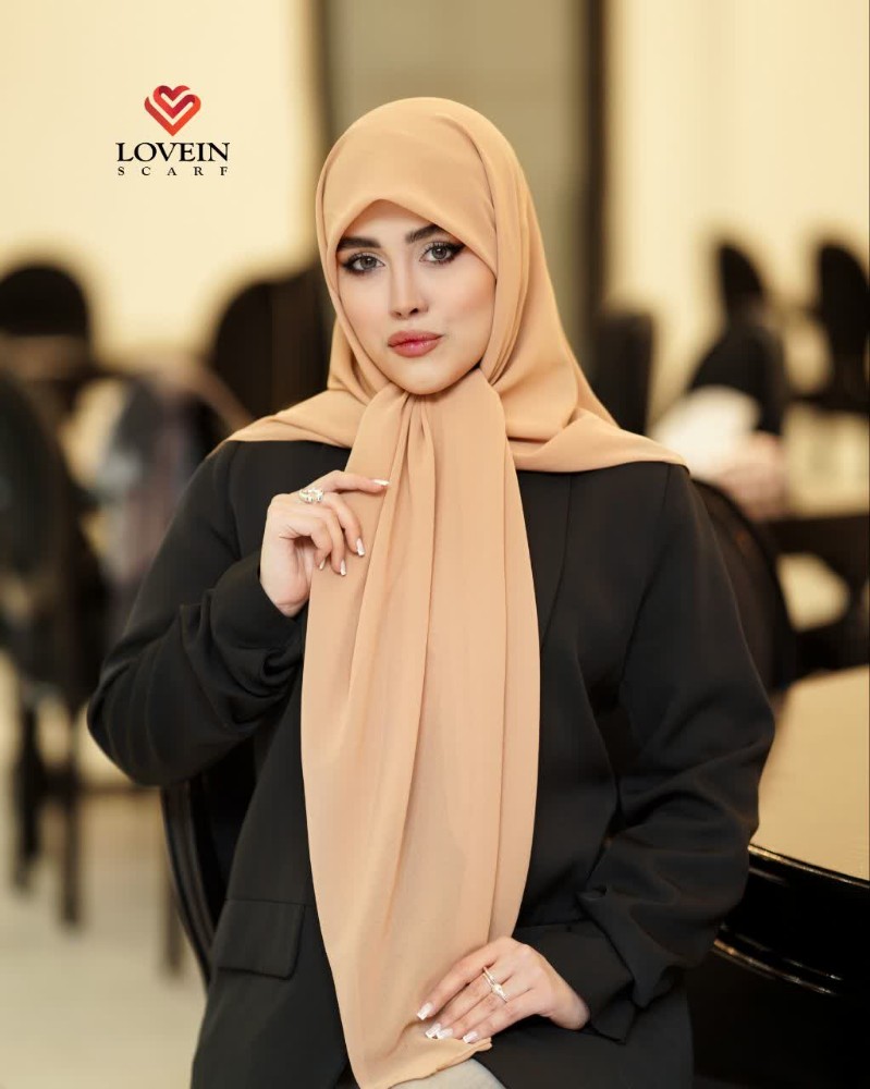 روسری مجلسی حریر الماس تک رنگ کد 139164 - خرید شال و روسری زنانه عمده