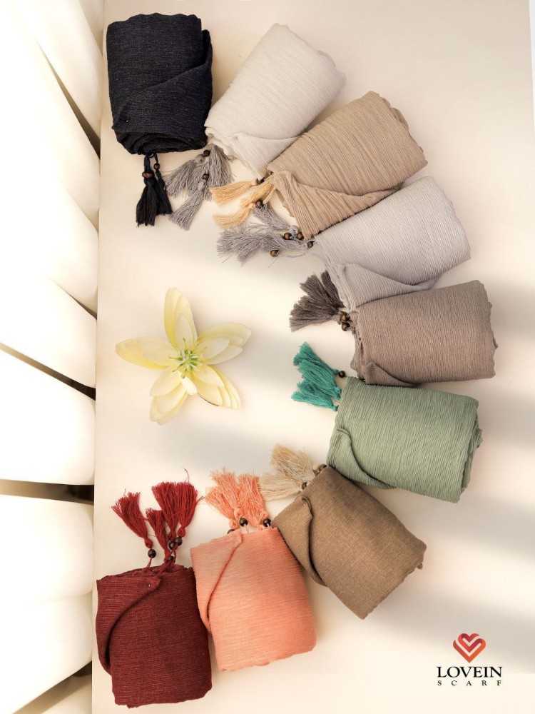 شال برشکا تک رنگ سبز پسته ای کد 139165 - خرید شال و روسری زنانه عمده