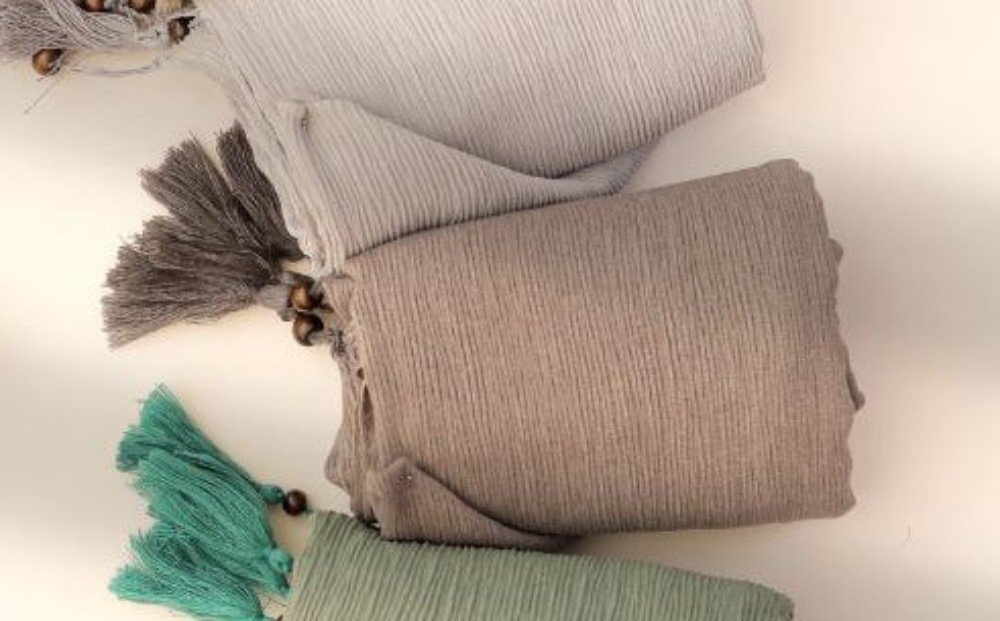 شال برشکا تک رنگ نسکافه ای کد 139175 - خرید شال و روسری زنانه عمده