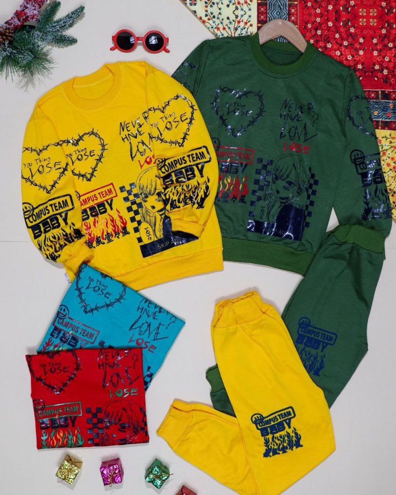 بلوز/شلوار پسرانه # کد 139594 - خرید ست بلوز شلوار دخترانه عمده