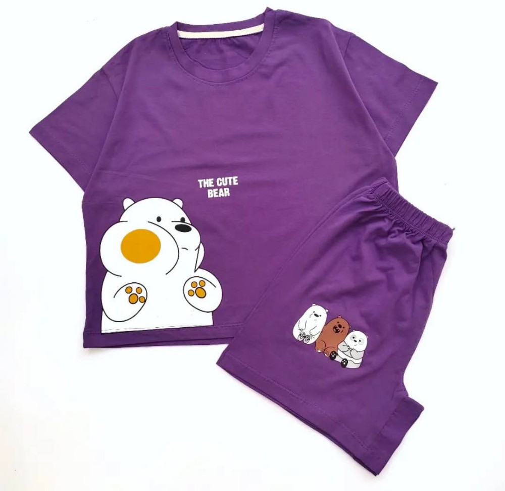 ست ‌کراپ شورتک لب بو کد 139989 - خرید ست تاب شلوارک زنانه عمده