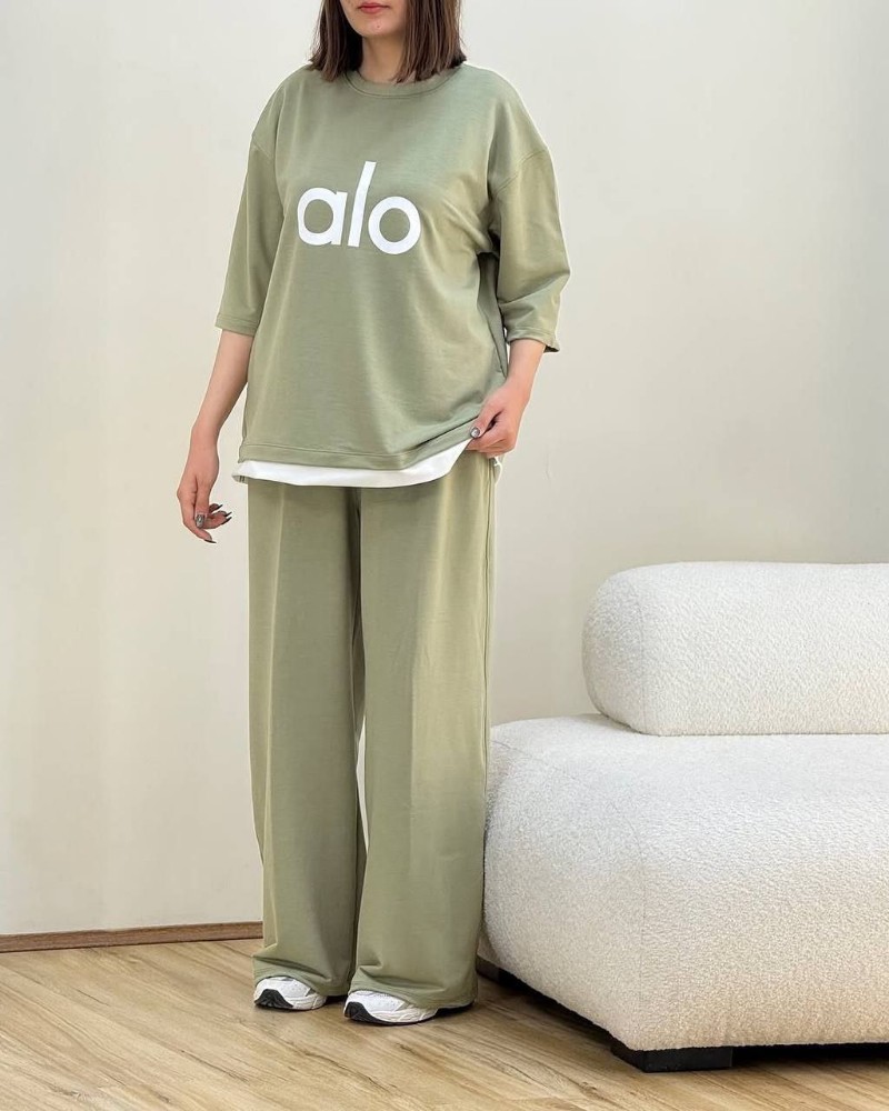 ست تیشرت شلوار کد 140058 - خرید ست تیشرت شلوار زنانه عمده