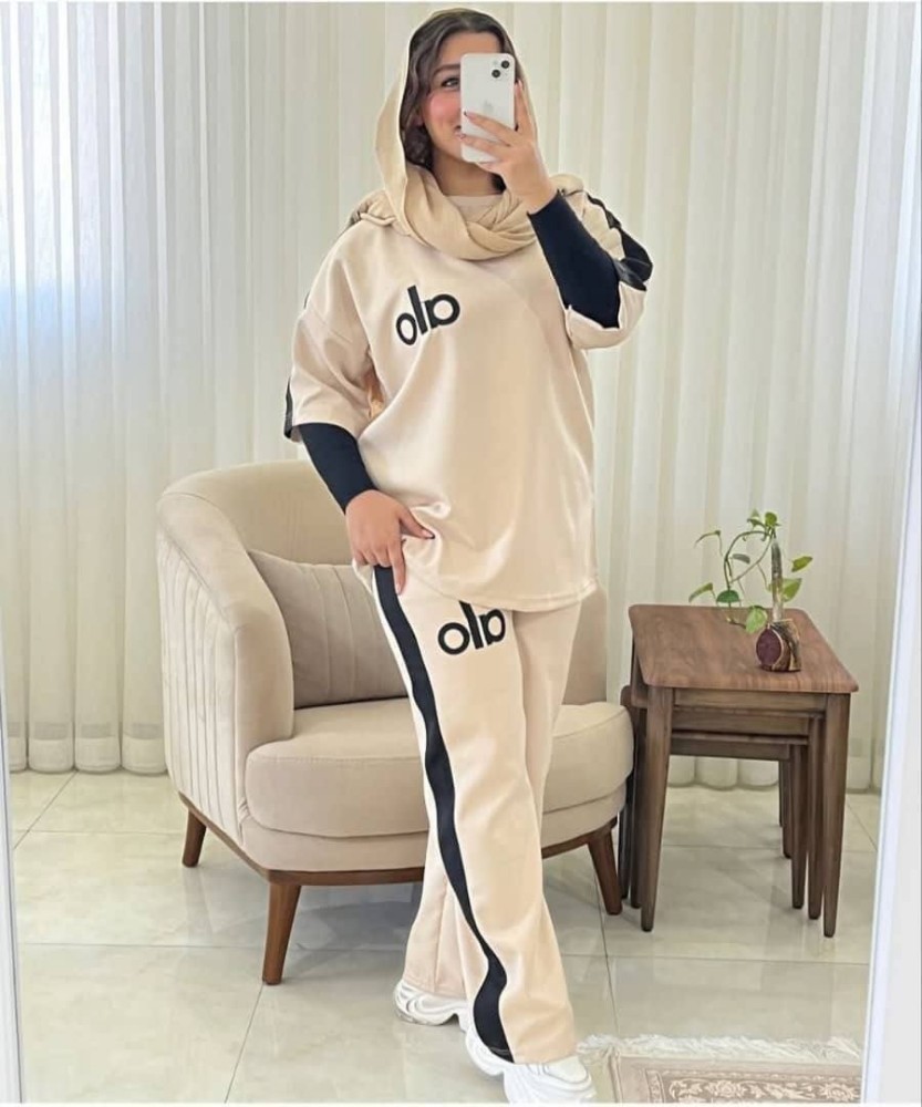 ست alo چاپ پفکی کد 139832 - خرید ست بلوز شلوار زنانه عمده