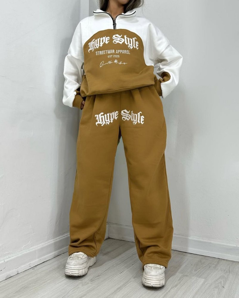 بلوز و شلوار نیم زیپ کد 139834 - خرید ست بلوز شلوار زنانه عمده