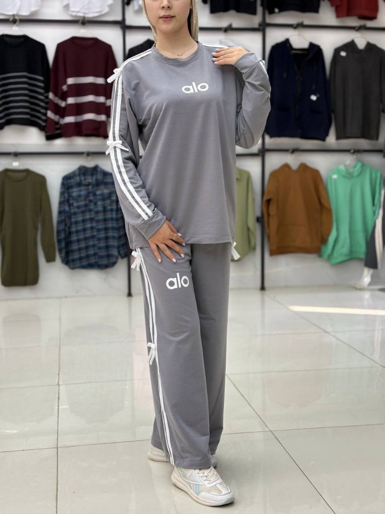 ست بلوزشلواربگ پاپیونی کد 139284 - خرید ست بلوز شلوار زنانه عمده