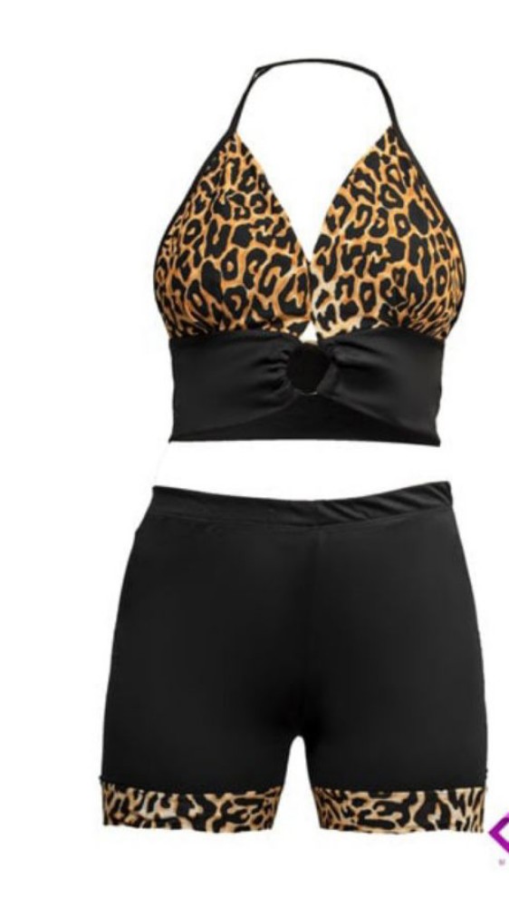 تاپ و شورتک نیم تنه کد 139949 - خرید ست تاب شلوارک زنانه عمده