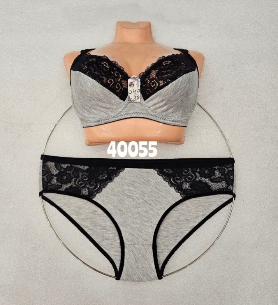 ️ست ملانژ فنردار ️ کد 140039 - خرید شورت و سوتین زنانه عمده