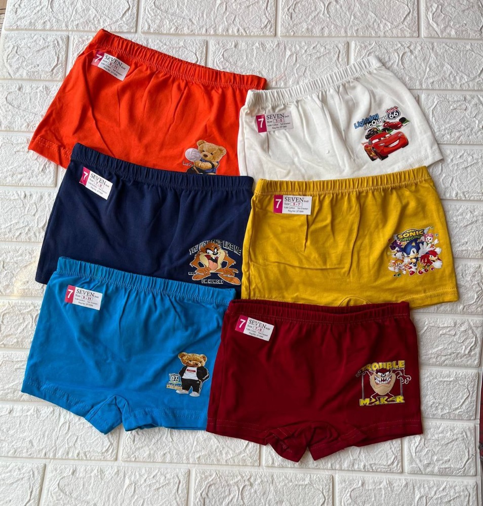 شورت نیم پا صددرصد نخ پنبه پسرانه اعلاء کد 117844 - خرید شورت پسرانه عمده