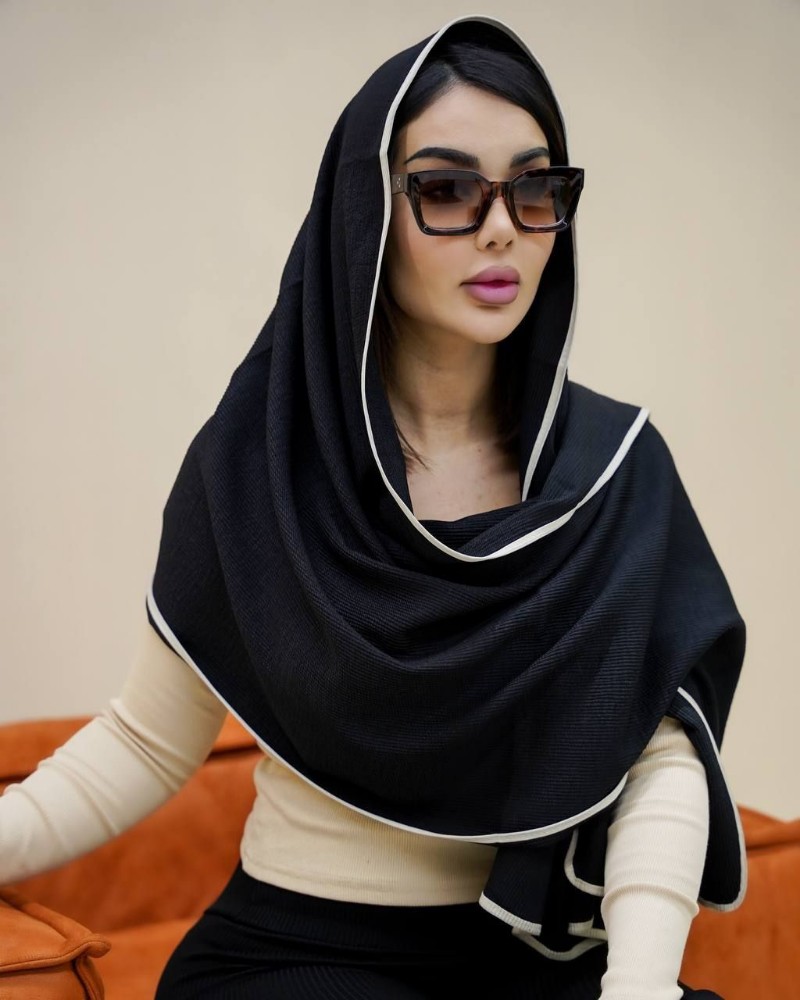 شال برشکا دور گان کد 139646 - خرید شال و روسری زنانه عمده