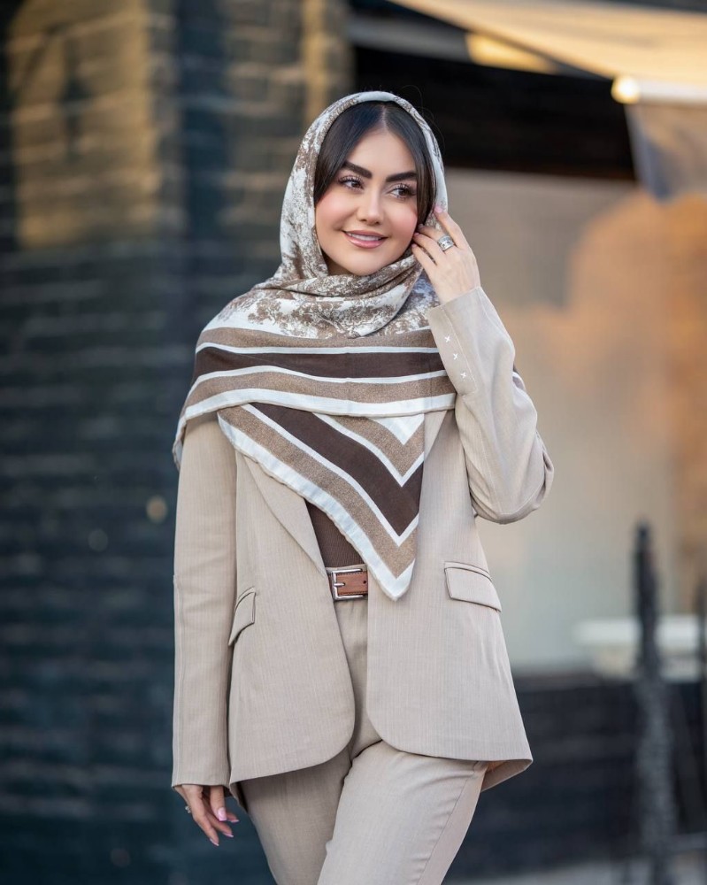 روسری دست دوز کد 139668 - خرید شال و روسری زنانه عمده