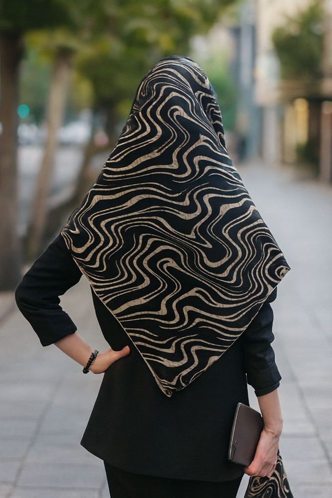 روسری دست دوز کد 139952 - خرید شال و روسری زنانه عمده