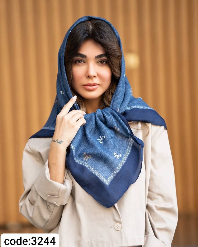 روسری نخی سی اسکارف کد 140132 - خرید شال و روسری زنانه عمده