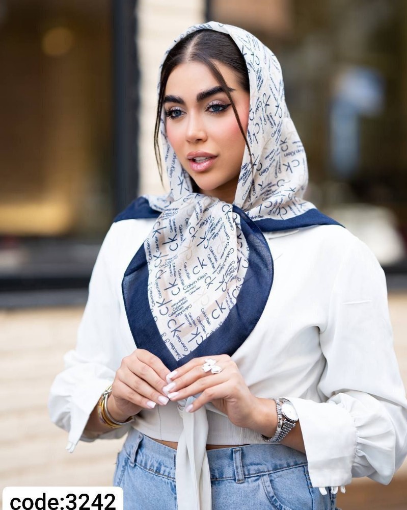روسری نخی سی اسکارف کد 140134 - خرید شال و روسری زنانه عمده