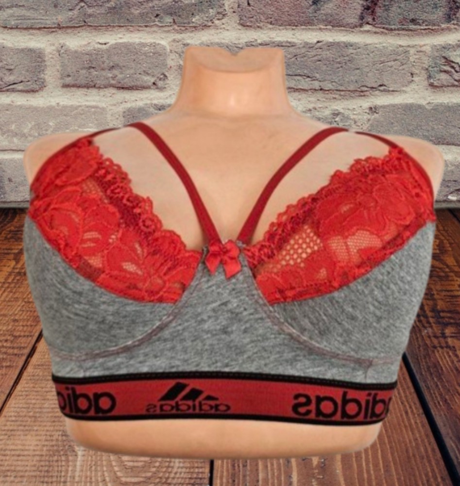 سوتین نخی ملانژکش اسپرت کد 140086 - خرید سوتین زنانه عمده