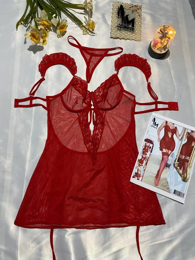 پیراهن حریر فنر دار کد 139295 - خرید لباس خواب زنانه عمده