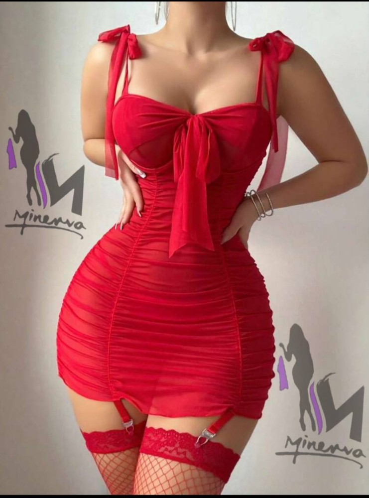 پیراهن حریر فانتزی کد 139381 - خرید لباس خواب زنانه عمده