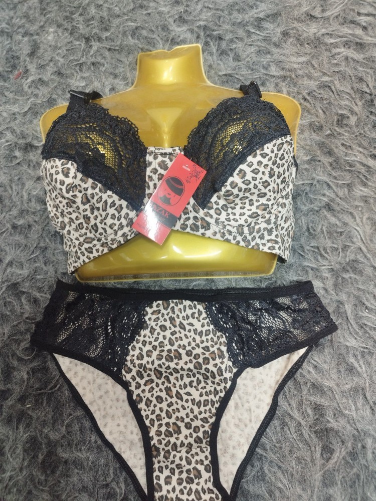 ست پلنگی کد 139637 - خرید شورت و سوتین زنانه عمده