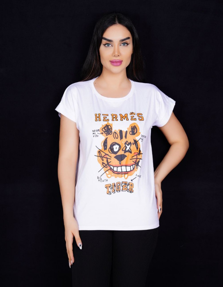 چاپی کد 139731 - خرید ست تیشرت شلوار زنانه عمده